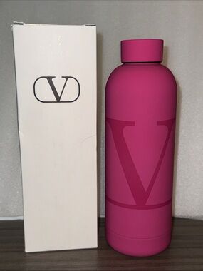 BNIB GWP Valentino Beauty stainless steel water bottle